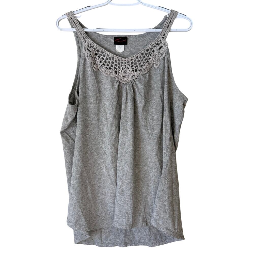 Torrid Tank Top Gray Size 2X